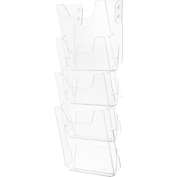 Дисплей настенный Комус 4 отделения А4 вертикальны