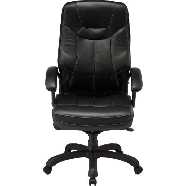 Кресло BN_U_Руководителя EChair CS-608Е кожа черная, пластик