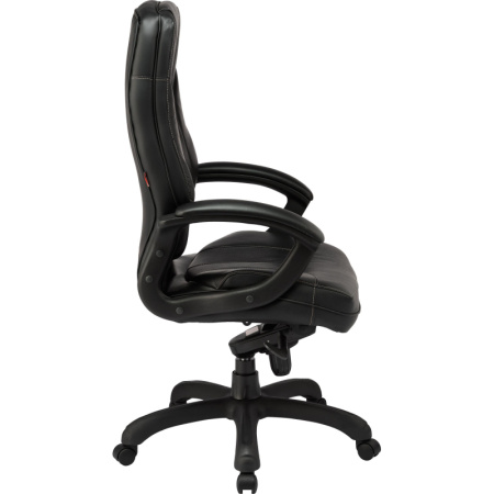 Кресло BN_U_Руководителя EChair CS-608Е кожа черная, пластик