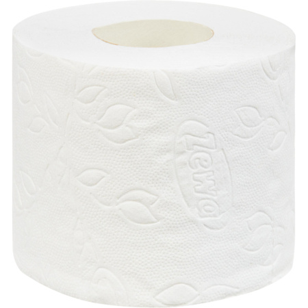 Бумага туалетная Zewa-Plus 2сл бел втор втул 23м 184л 12рул/уп 144090