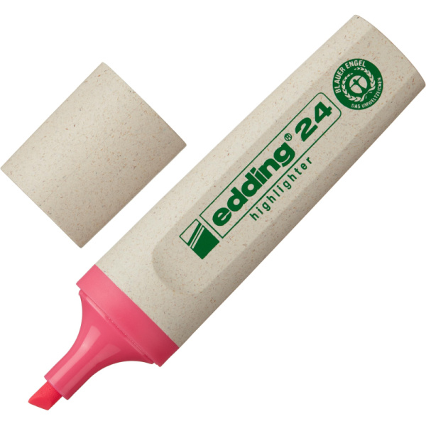 Маркер текстовыделитель EDDING ECO E-24/9 розовый 1-5мм