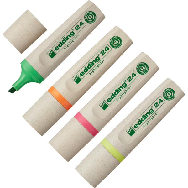 Набор текстовыделителей EDDING ECO E-24/4S 4шт./уп. 1-5мм