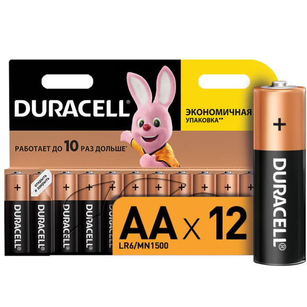 Батарейка DURACELL BASIC АА/LR6-12BL