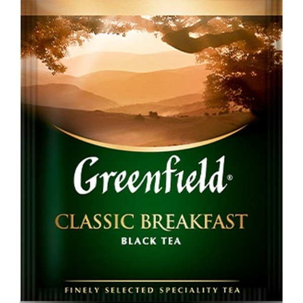 Чай Greenfield Classic Breakfast черный фольгир. 25пак/уп 0354-15