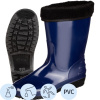 Сапоги женские цв.т.синий мод 260 У (р.37) (240) ПВХ утепленные