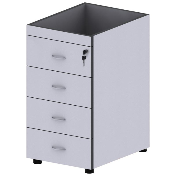 Тумба MS_Агат приставная АСС-22 серый