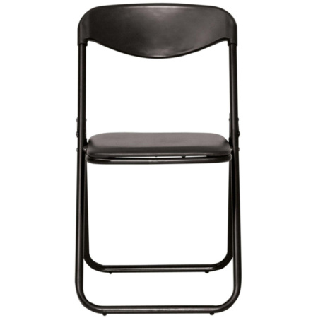 Стул UA_JACK BLACK каркас черный, к/з черный V-4