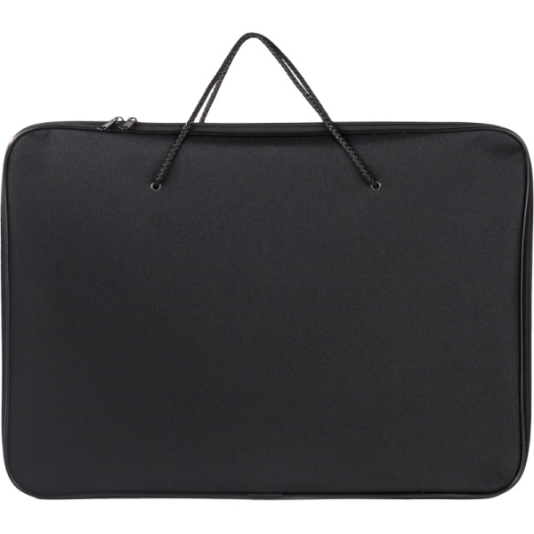 Папка-портфель на молнии с ручками офисн. А3 1Ш32 черная, нейлон