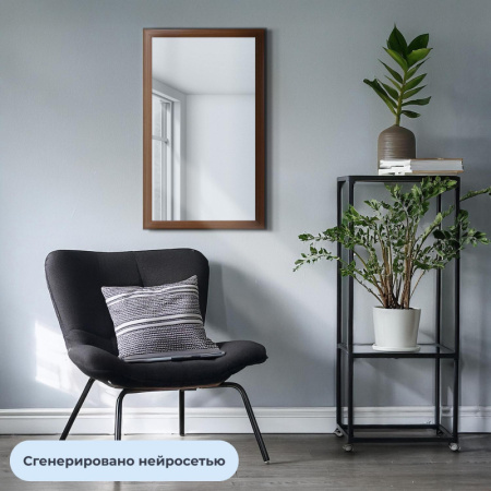 Зеркало KD_ настенное Attache 1801 ОР-1 орех