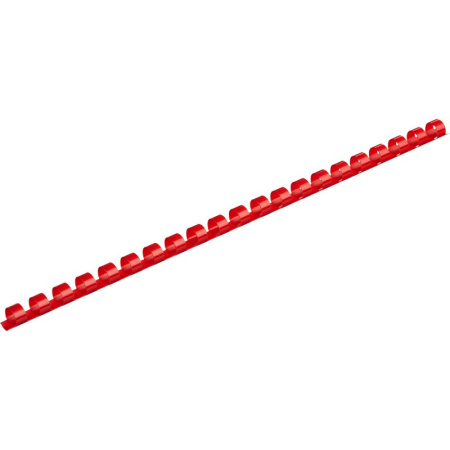 Пружины для переплета пластиковые Promega office 10мм крас. 100шт/уп.