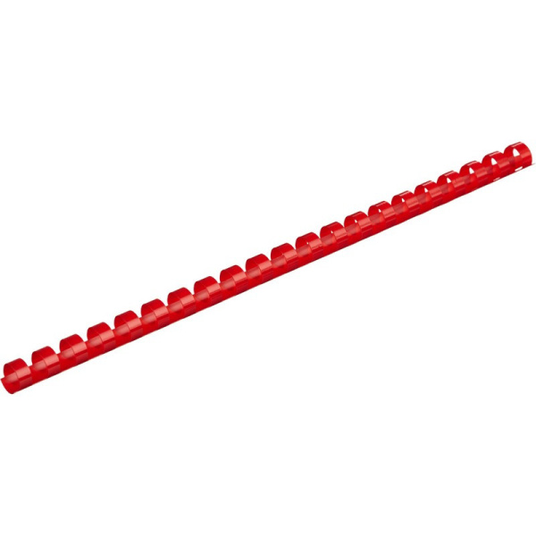 Пружины для переплета пластиковые Promega office 12мм крас. 100шт/уп.