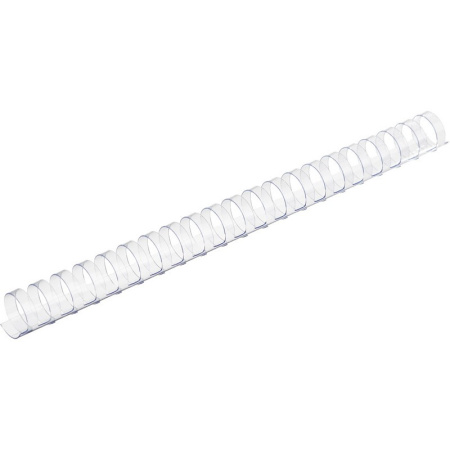 Пружины для переплета пластиковые Promega office 22мм прозр. 50шт/уп.