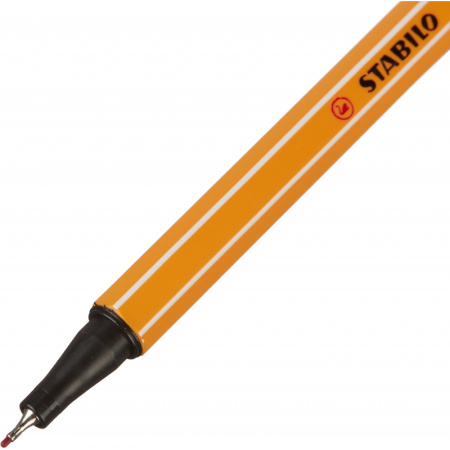 Линер STABILO Point 88/40 0,4мм красный Германия