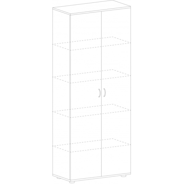 Шкаф SL Imago   закрытый СТ-1.9 орех (СТ-1,Д-1Пр,Д-1Л)