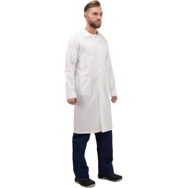 Халат мужской у02-ХЛ белый (р.48-50) 182-188