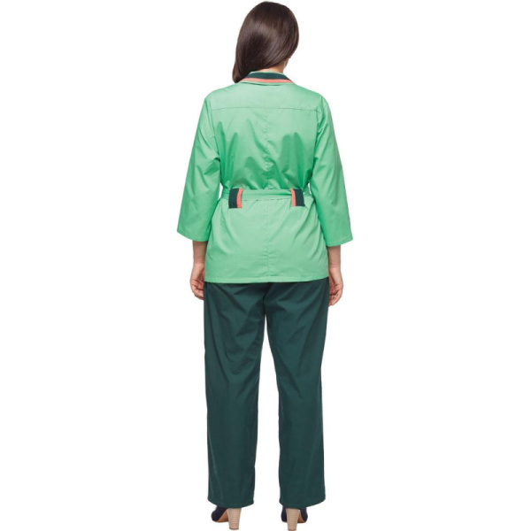 Костюм для горничных и уборщиц у04-КБР салатов/зел(р.44-46)р.170-176