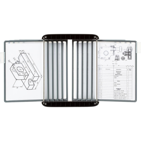 Демосистема настенная Promega office FDS012 10 пан., черный пластик