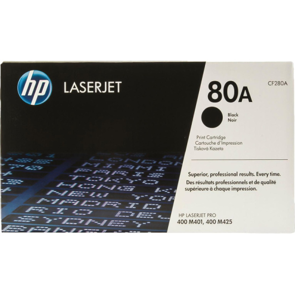 Картридж лазерный HP 80A CF280A чер. для LJ Pro M401/425