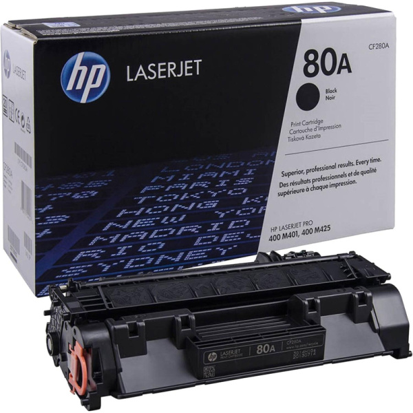Картридж лазерный HP 80A CF280A чер. для LJ Pro M401/425