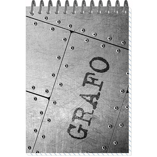 Блокнот ГРАФО спираль А6 50л. клетка