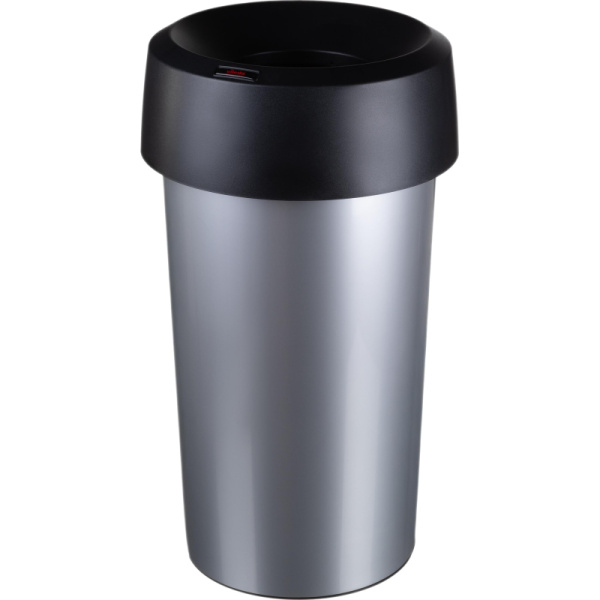 Урна 50 литров круглая 38х73см крышка воронкообразная VILEDA