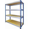 Стеллаж металлический MZ_МКФ18614-2.0   груз. 4 полки 1830х610х2000