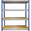 Стеллаж металлический MZ_МКФ18614-2.0   груз. 4 полки 1830х610х2000