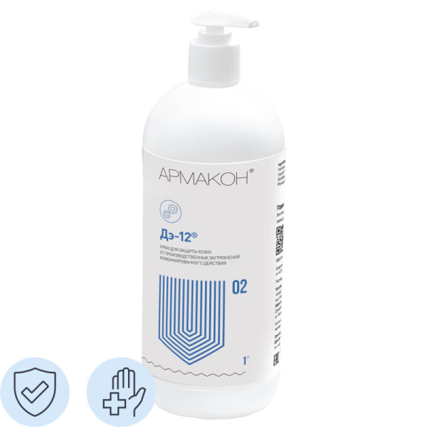 Крем защитный Армакон Д-12(универс)карт.с доз.наса 1000 мл 1163