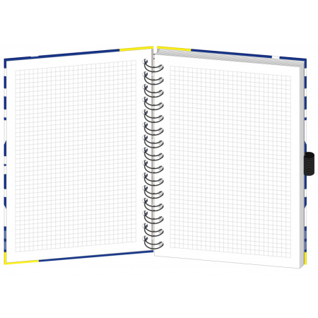 Бизнес-тетрадь Bright,А5,120л,148х205,резинка под ручку, кл,бордо,0014