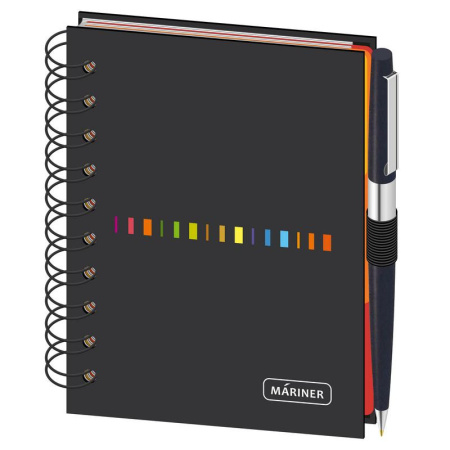 Бизнес-тетрадь Wisdom 7,А6,120л,100х140, 3 разд,рез под руч,клет,рад2,0007