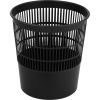 Корзина для мусора 10 л пластик, черная эконом 044001001