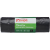 Мешки для мусора ПВД 100л 50мкм 10шт/рул черные 65x80см Комус с завязками