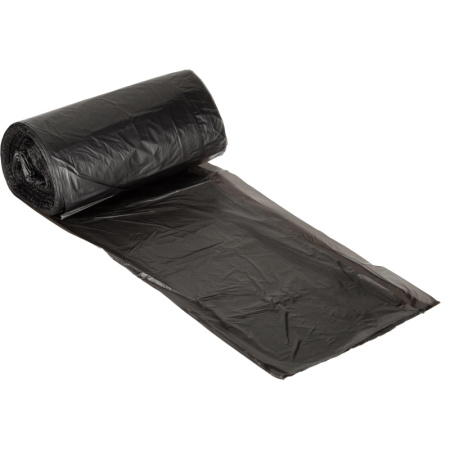 Мешки для мусора ПНД 20л 10мкм 30шт/рул черные 42,5х49,5см