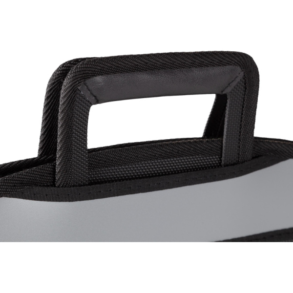 Папка-портфель Attache черный серая вставка с выдв ручками