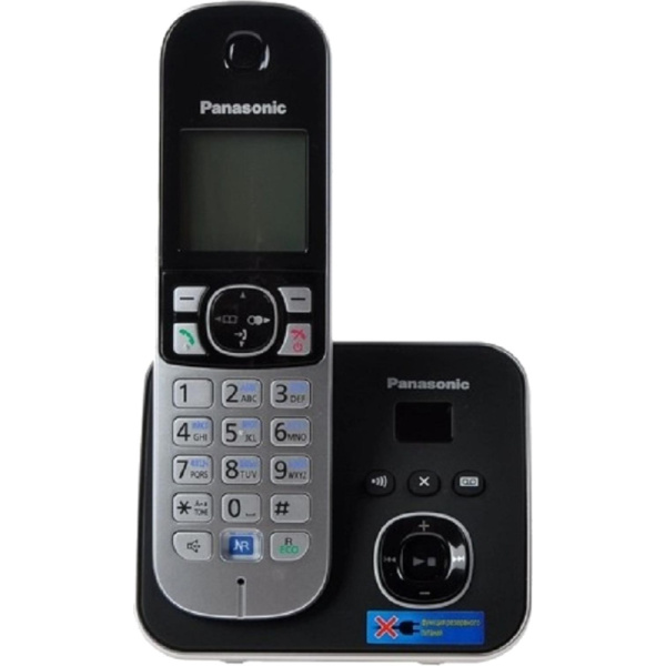 Радиотелефон Panasonic KX-TG6821RUB черный