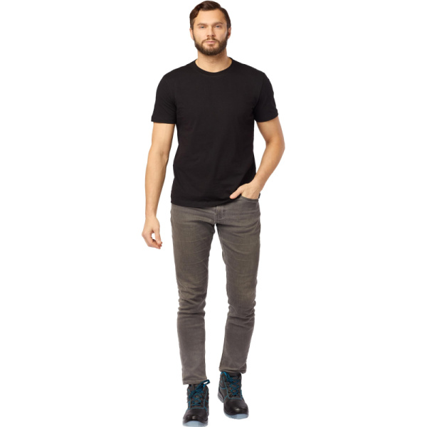 Футболка (160 г.) с кор.рукавом чрн.(M)