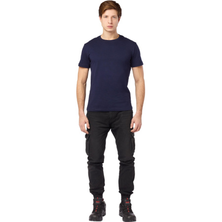 Футболка (160 г.) с кор.рукавом т.-син.(XXL)