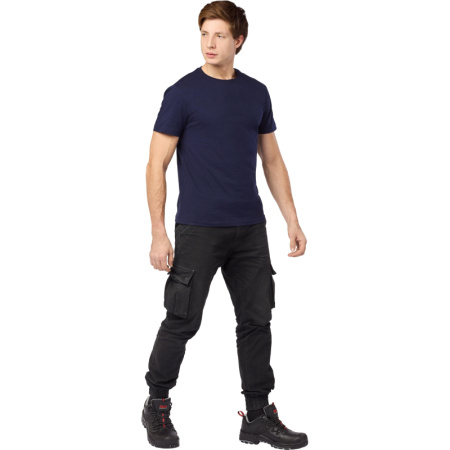 Футболка (160 г.) с кор.рукавом т.-син.(XXL)