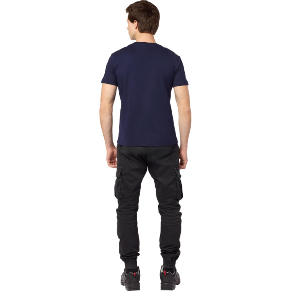 Футболка (160 г.) с кор.рукавом т.-син.(XXXL)