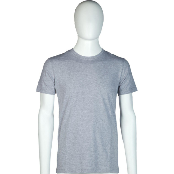 Футболка (160 г.) с кор.рукавом серый меланж (XXXL)