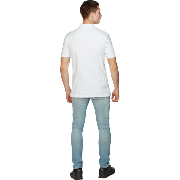 Рубашка Поло (190г.) кор.рукав бел.(XXXL)