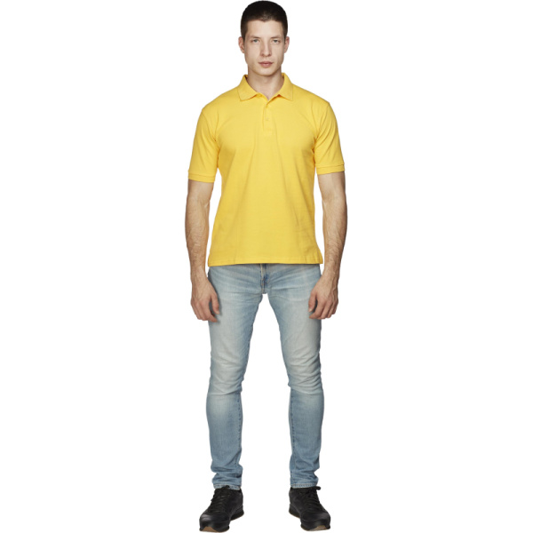 Рубашка Поло (190г.) кор.рукав желт.(XXL)