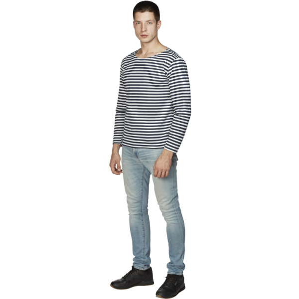 Тельняшка лет. т.син. полоса (р.46)