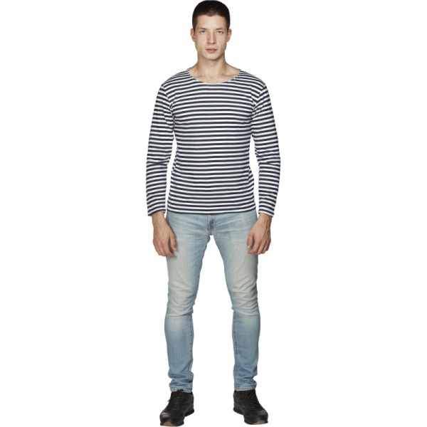 Тельняшка лет. т.син. полоса (р.60)