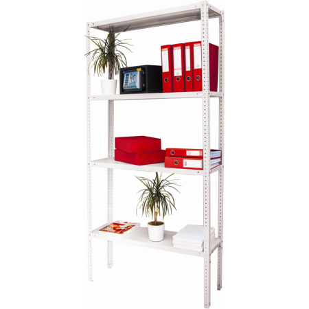 Стеллаж металлический P_МС-15/57 с 4-мя полками 700х500х1500