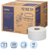 Бумага туалетная д/дисп Торк T2 Комфорт в мини-рул2слбелвтор170м12рул120231