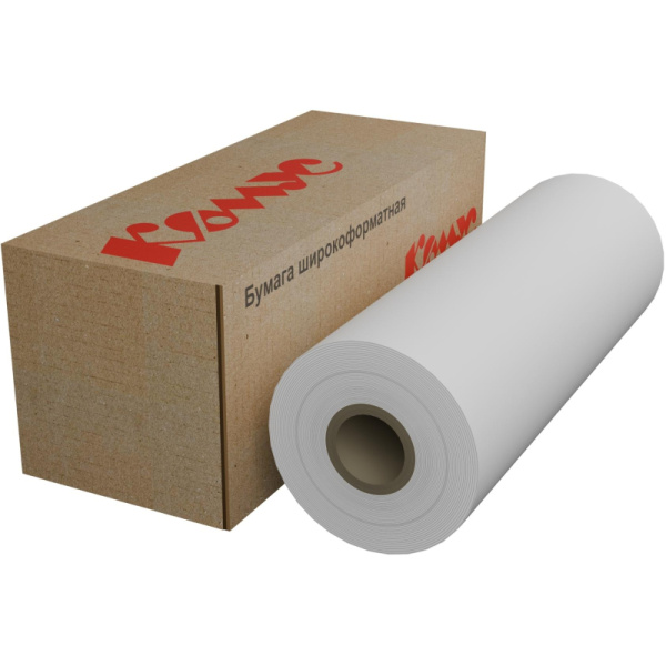 Бумага широкоформатная ProMEGA engineer Bright white 80г 420ммх150м 76мм