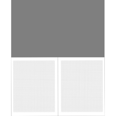 Бизнес-тетрадь Attache Клэр А4, 96л, клетка, кожзам, синяя 11.01