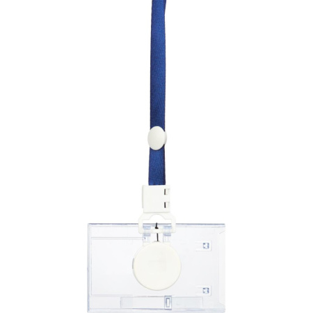 Бейдж Promega office горизонтальный с рулеткой, разм вклад 85х54