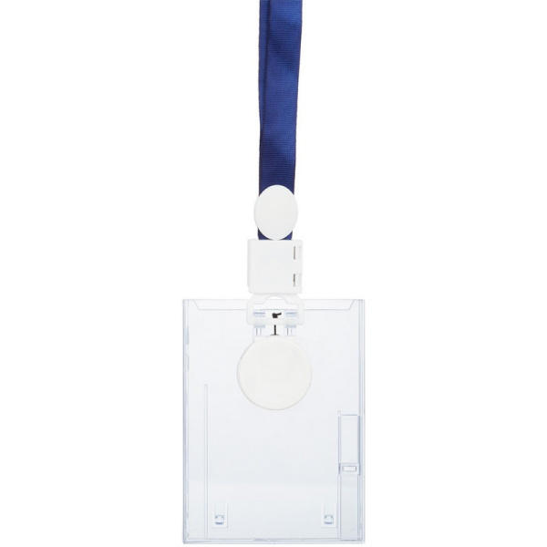 Бейдж Promega office вертикальный с рулеткой, 74х105T-678V